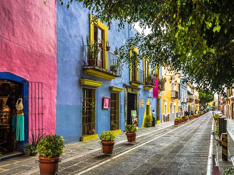 Colorful mexican Street