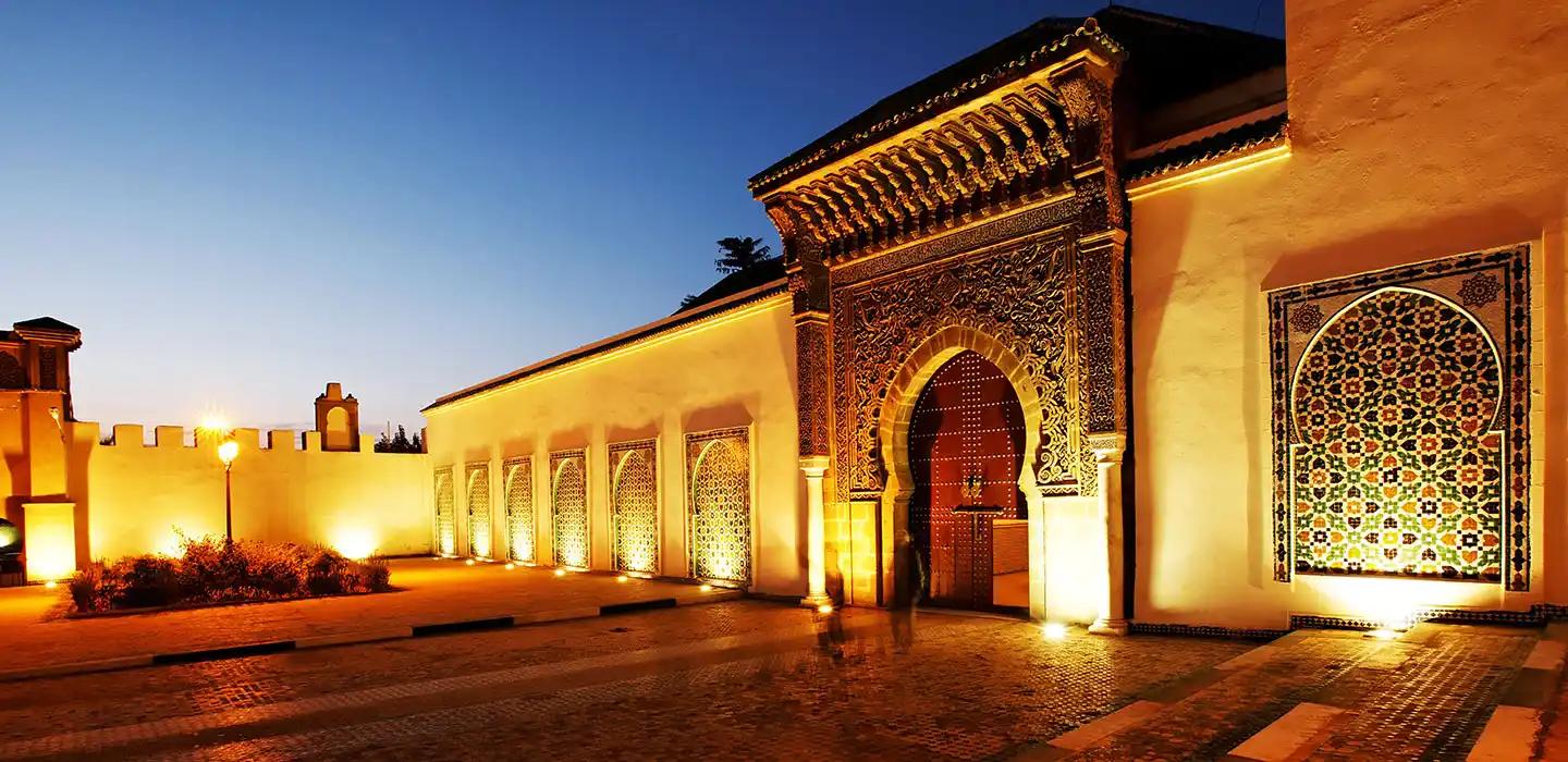 Bab EL Mansour at Night Bab EL Mansour at Night