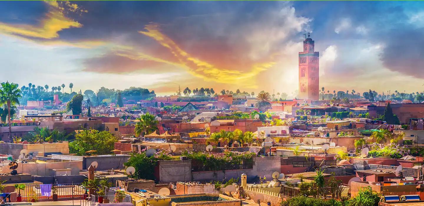Marrakesh Sky view Marrakesh Sky view