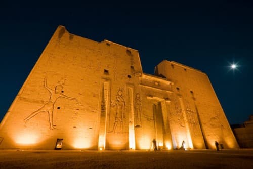 Karnak Temple at night