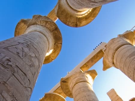 Karnak Temple columns