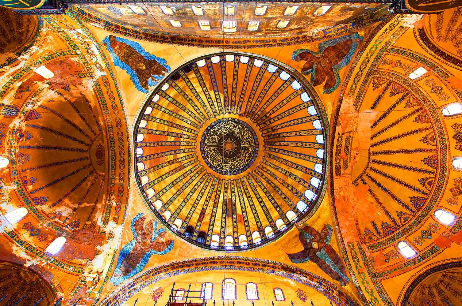 Interior of Hagia Sophia Hagia Sophia Roof