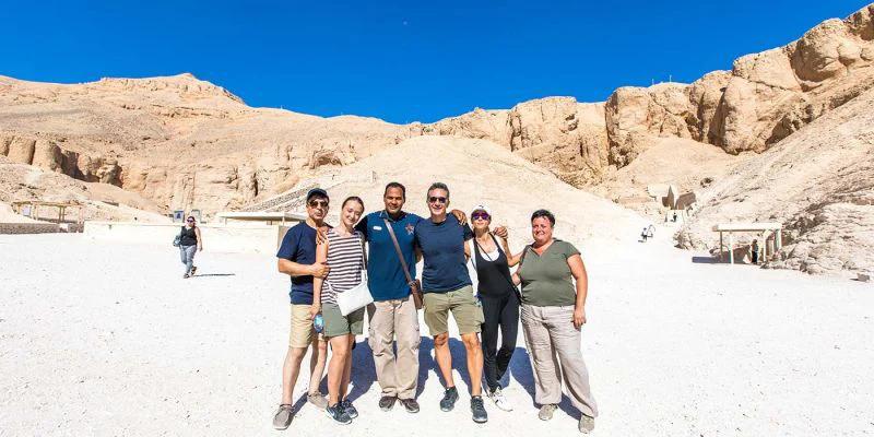 Tourist Group in the Valley