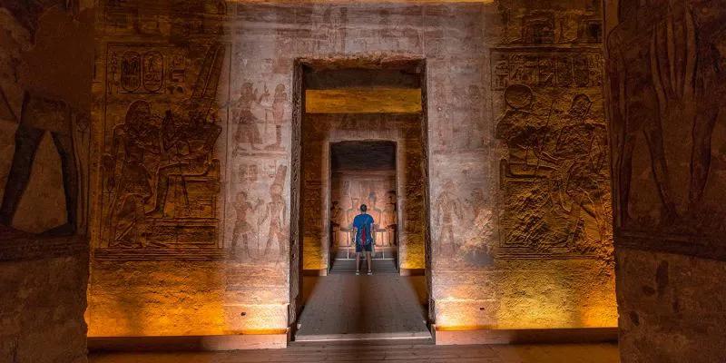 Inside Abu Simbel Inside Abu Simbel
